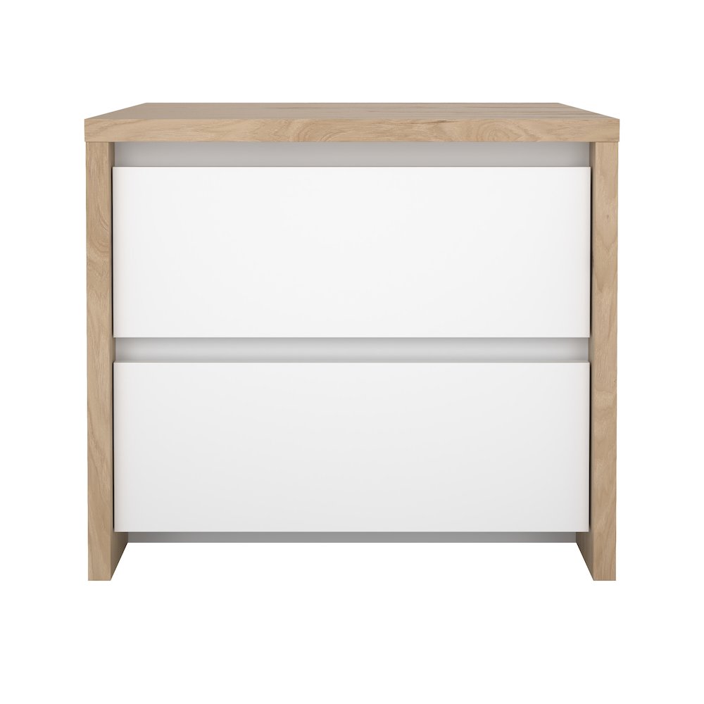 Next 17-Inch Tall 2-Drawer Nightstand End Table. Picture 1