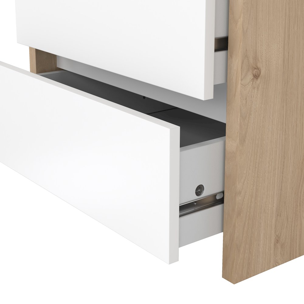 Next 17-Inch Tall 2-Drawer Nightstand End Table. Picture 7
