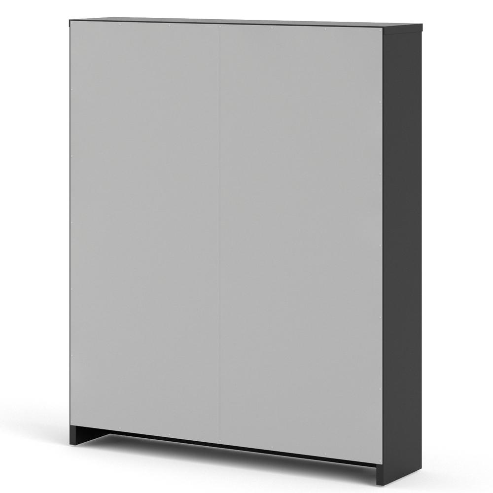 Bright 2 Drawer Shoe Cabinet, Black Matte. Picture 10