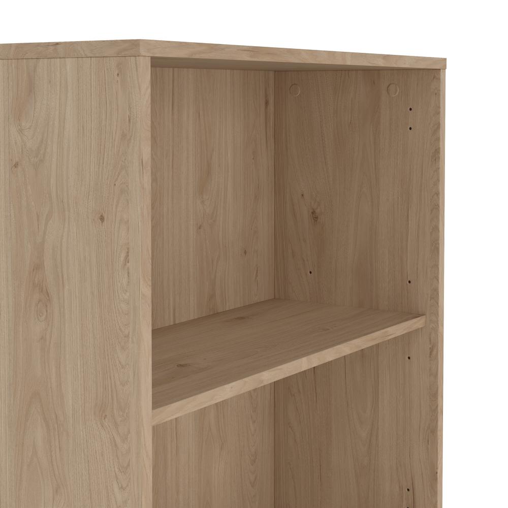 Sign 6 Shelf Boockase, Home Office Storage, Jackson Hickory. Picture 4