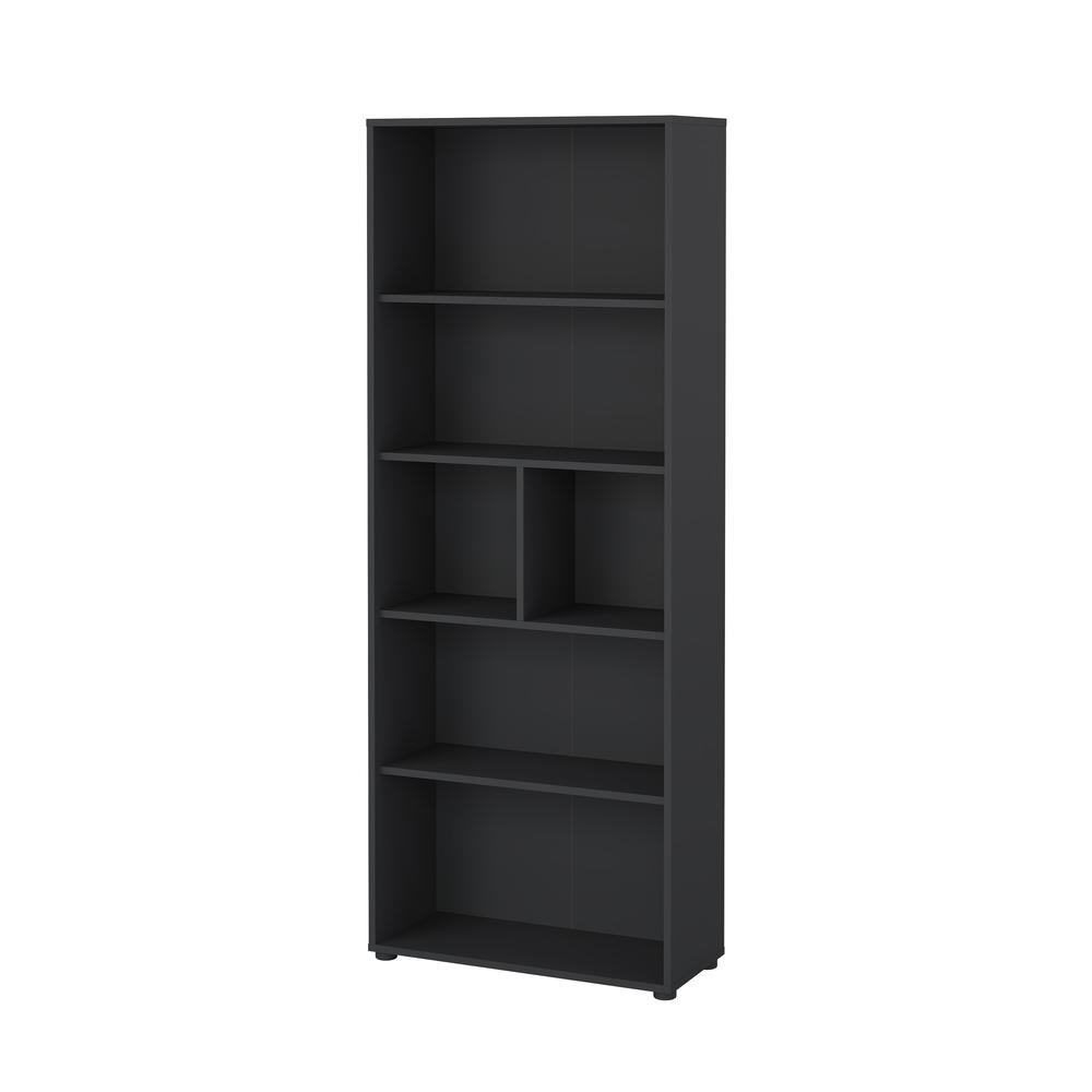 Sign 6 Shelf Boockase, Home Office Storage, Matte Grey. Picture 2