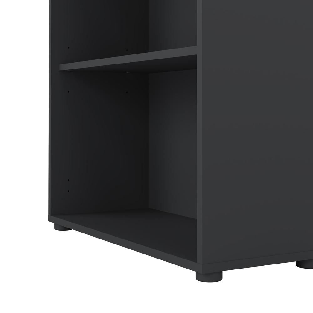 Sign 6 Shelf Boockase, Home Office Storage, Matte Grey. Picture 5