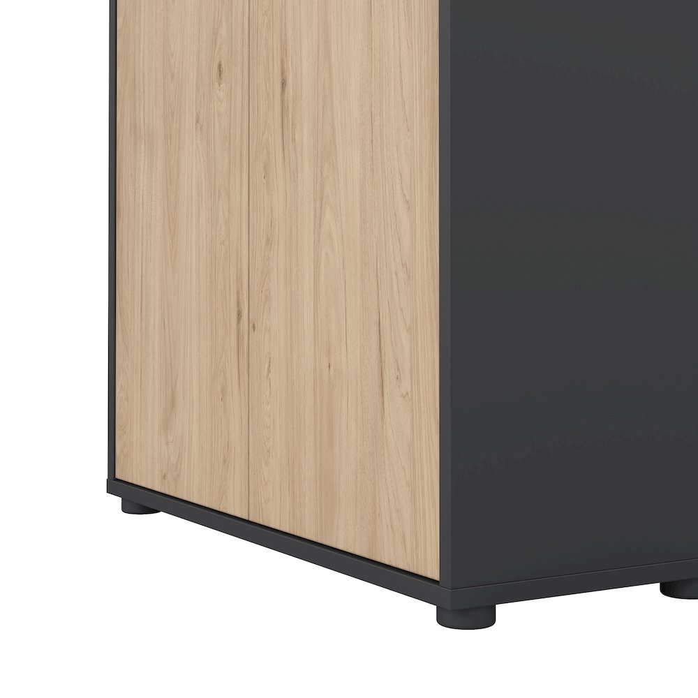 6 Shelf Boockase with 4 Doors, Home Office Storage. Picture 7