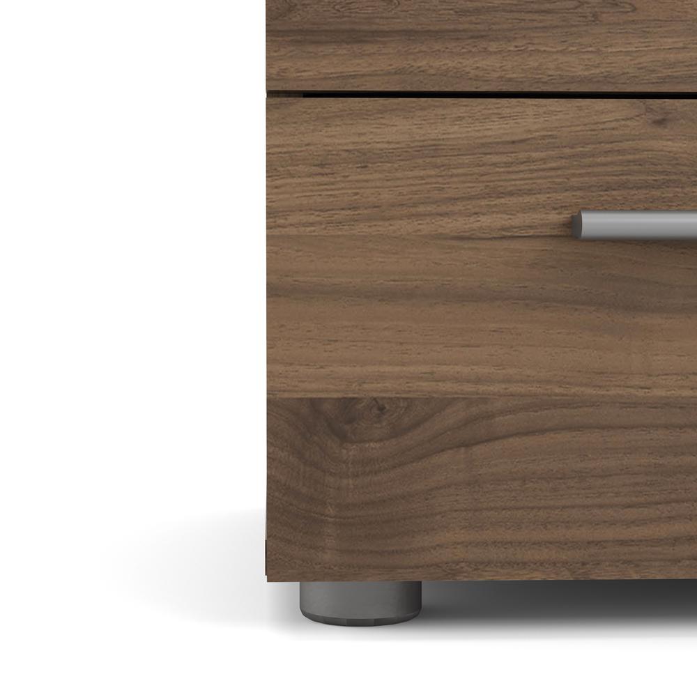 Austin 2 Drawer Nightstand, Walnut. Picture 7
