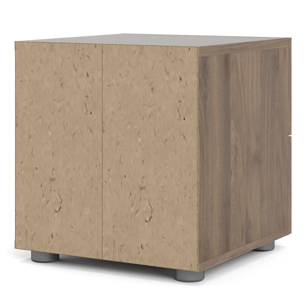 Austin 2 Drawer Nightstand, Walnut. Picture 8