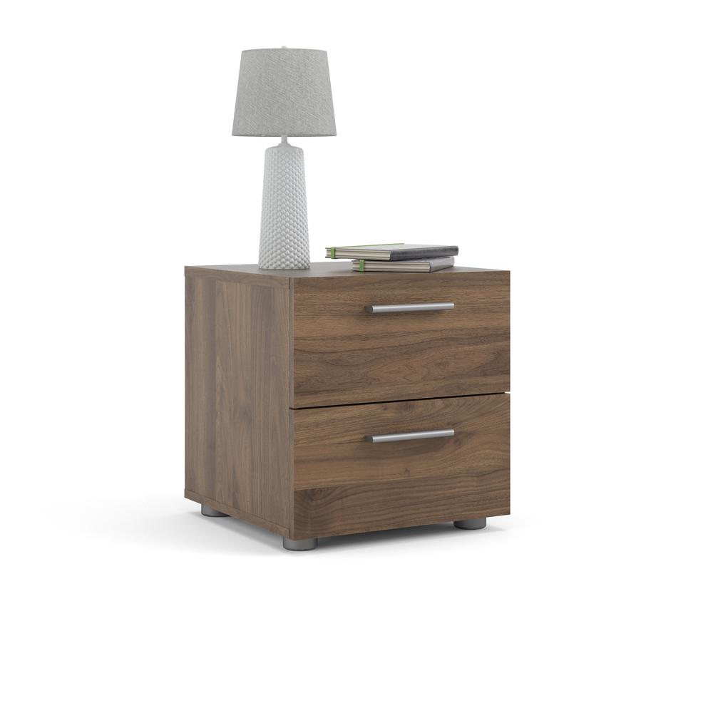 Austin 2 Drawer Nightstand, Walnut. Picture 12