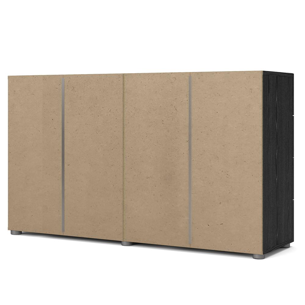 Austin 8 Drawer Double Dresser, Black Woodgrain. Picture 5