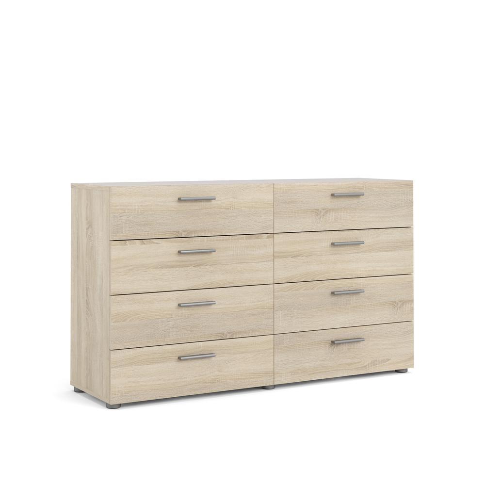Austin 8 Drawer Double Dresser, Oak Structure. Picture 2