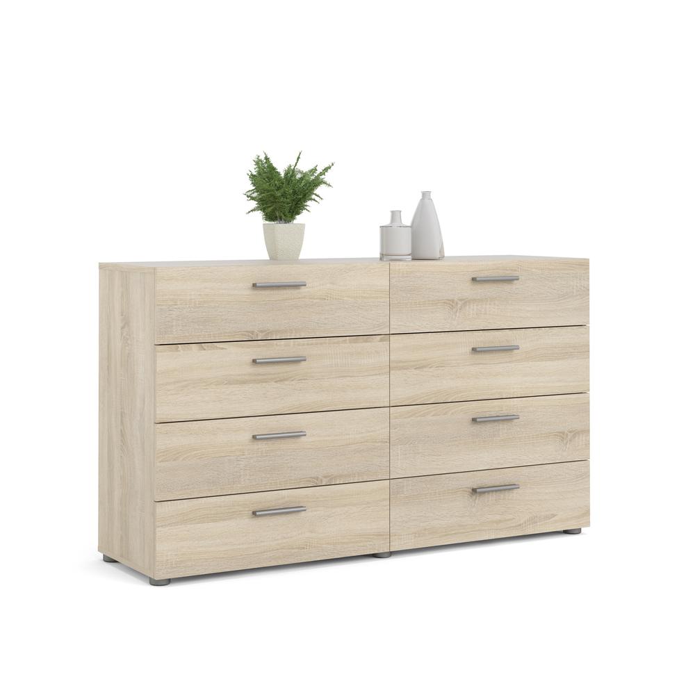 Austin 8 Drawer Double Dresser, Oak Structure. Picture 10