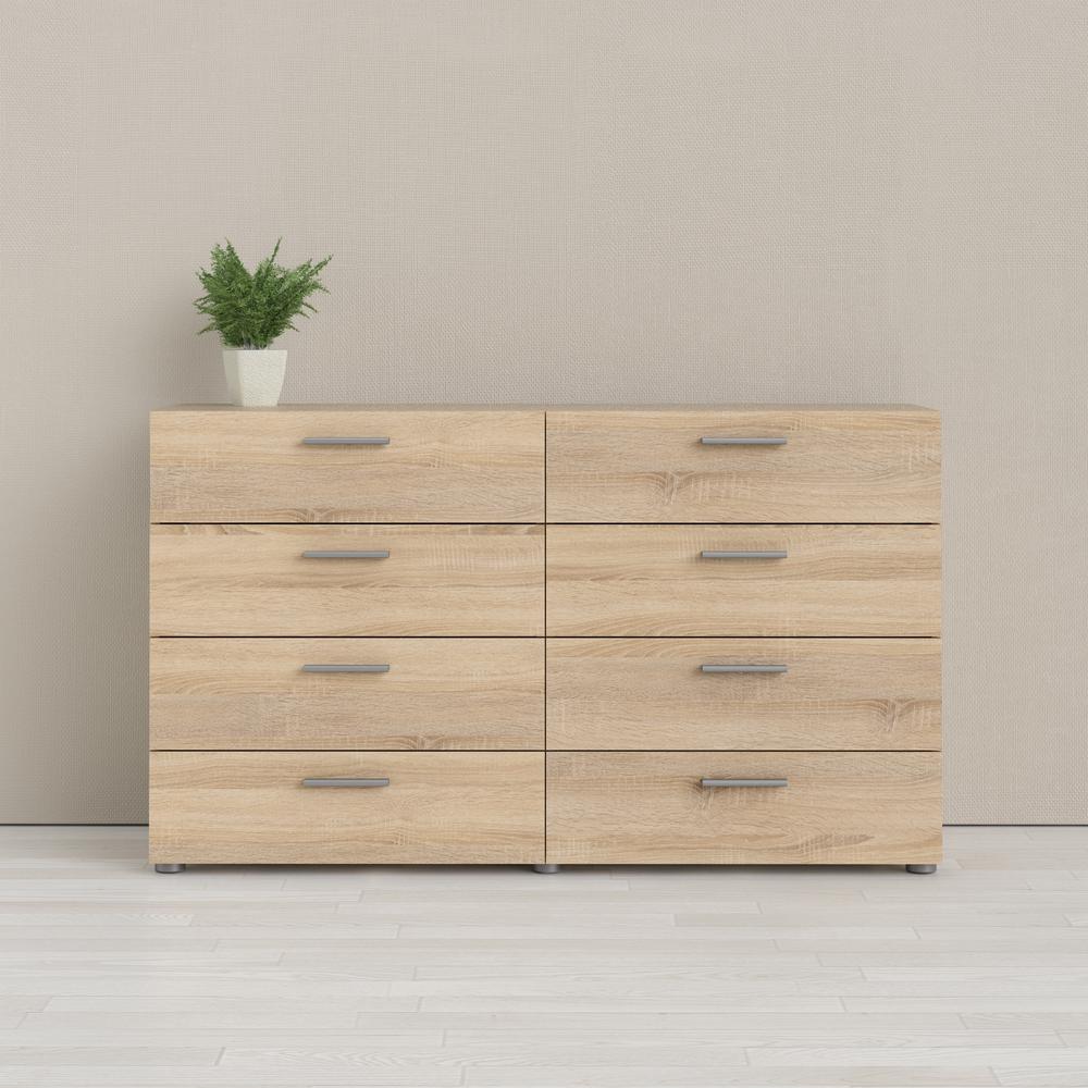 Austin 8 Drawer Double Dresser, Oak Structure. Picture 12