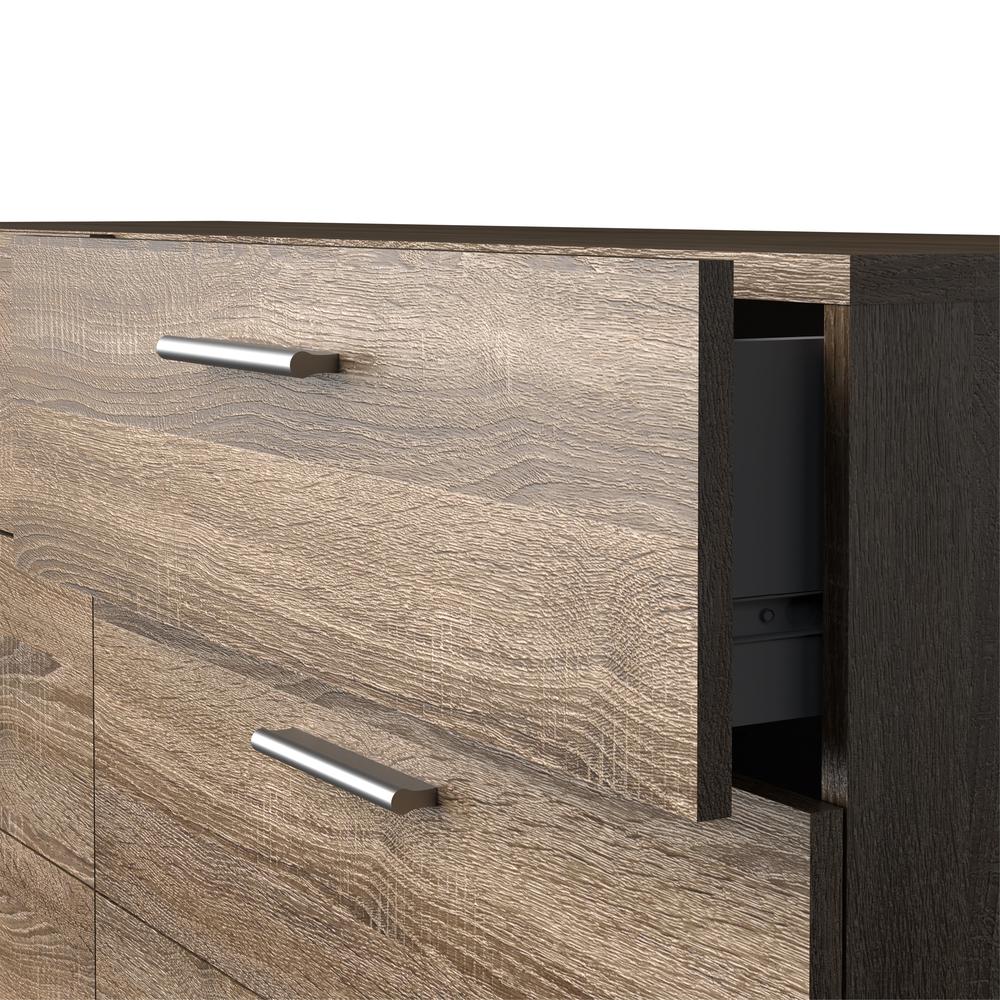 Austin 8 Drawer Double Dresser, Truffle Oak. Picture 9