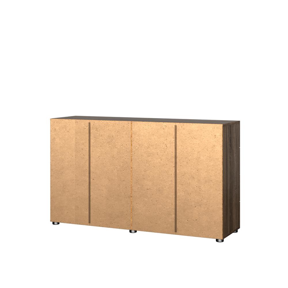 Elegant 8 Drawer Dresser in Truffle Oak for Modern Bedroom Storage Solutions. Picture 8