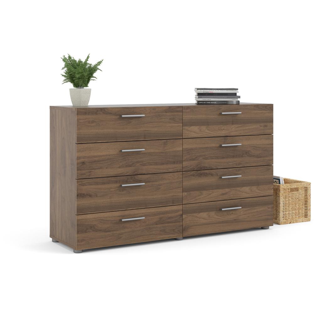 Austin 8 Drawer Double Dresser, Walnut. Picture 3