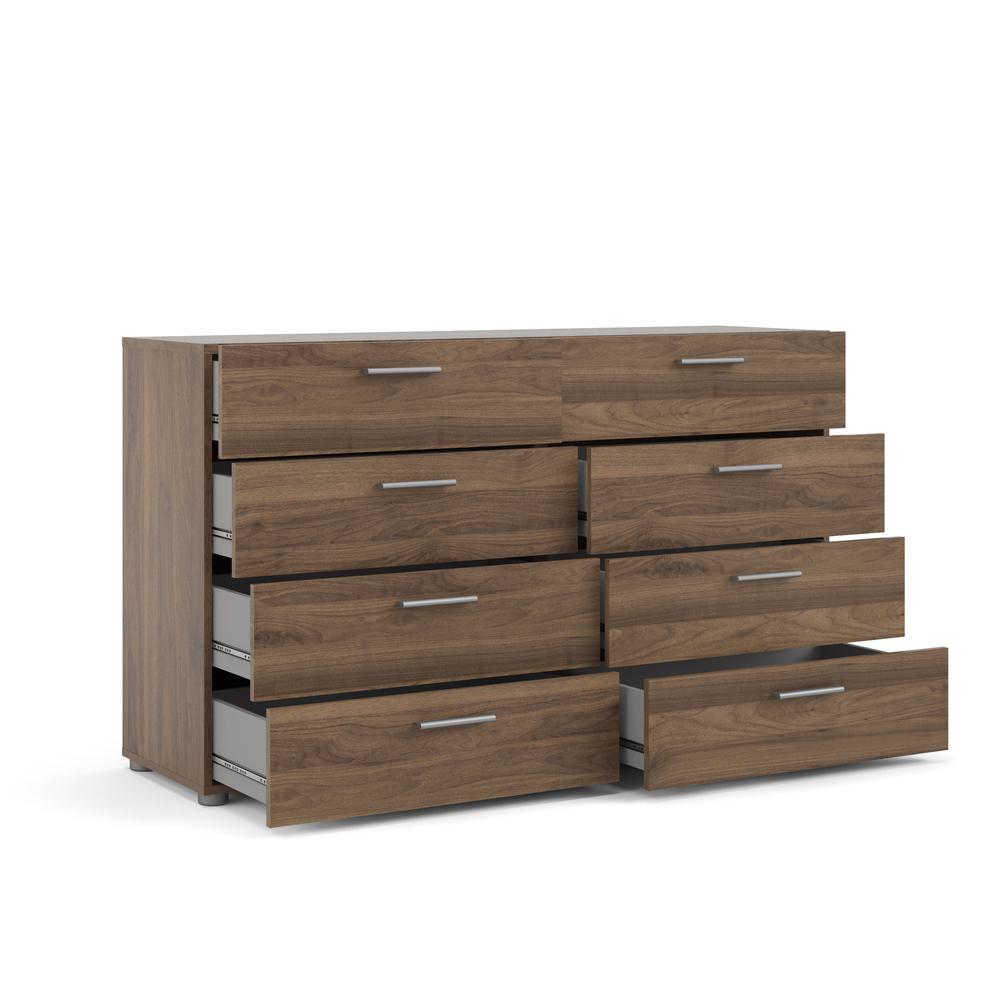 Austin 8 Drawer Double Dresser, Walnut. Picture 6