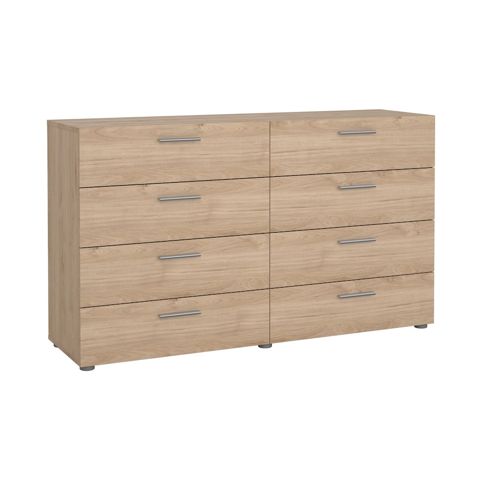 Pepe 8 Drawer Double Dresser, Jackson Hickory. Picture 3