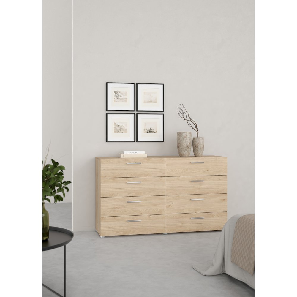 Pepe 8 Drawer Double Dresser, Jackson Hickory. Picture 13