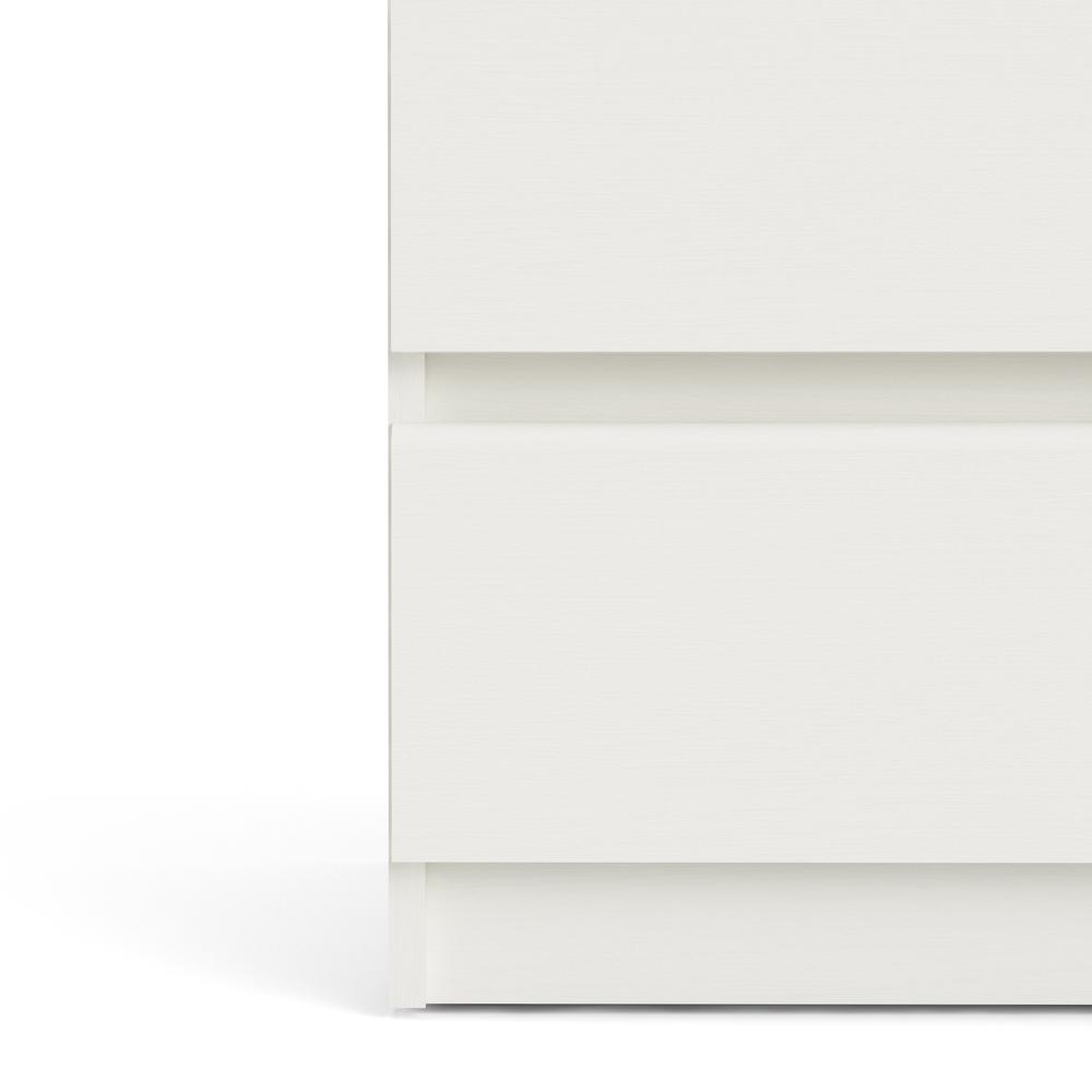 Scottsdale 6 Drawer Double Dresser, White Wood Grain. Picture 6
