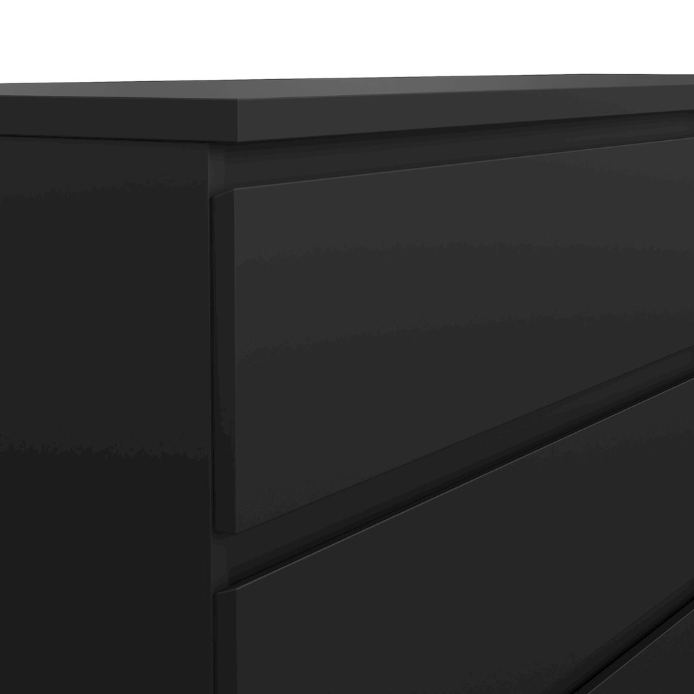 Scottsdale 6 Drawer Double Dresser, Black Matte. Picture 4