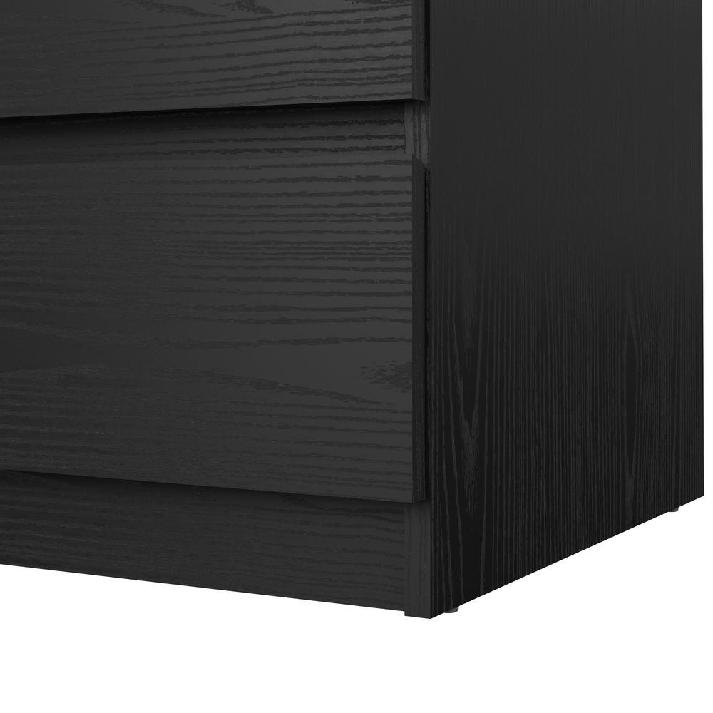 Scottsdale 3 Drawer Chest, Black Woodgrain. Picture 5