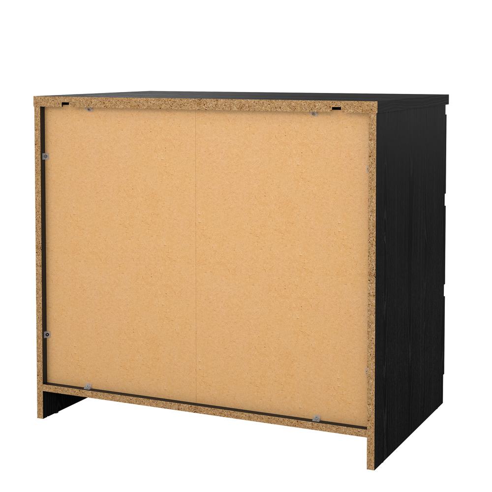Scottsdale 3 Drawer Chest, Black Woodgrain. Picture 11