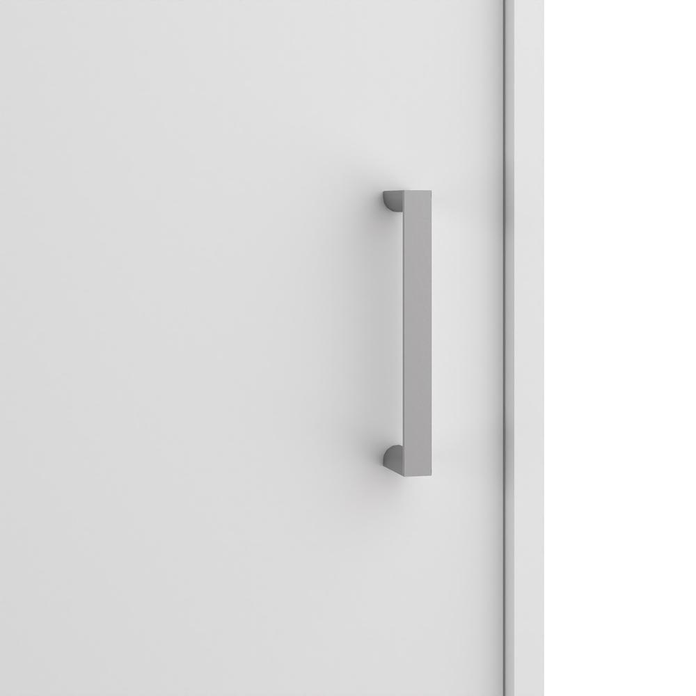 Space Wardrobe with 2 Sliding Doors, White. Picture 8