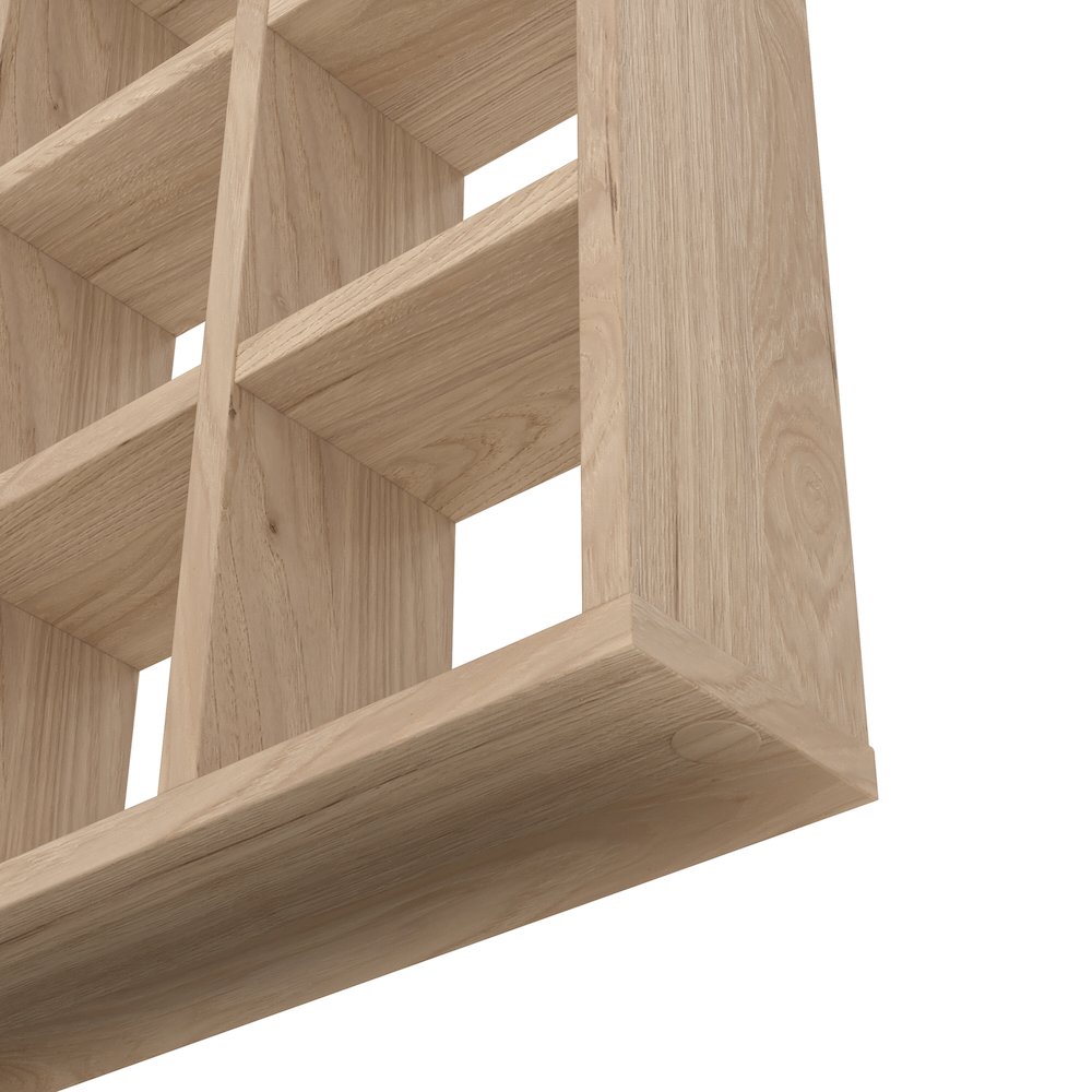Hyper 12 Cubby Wall Unit, Jackson Hickory. Picture 10