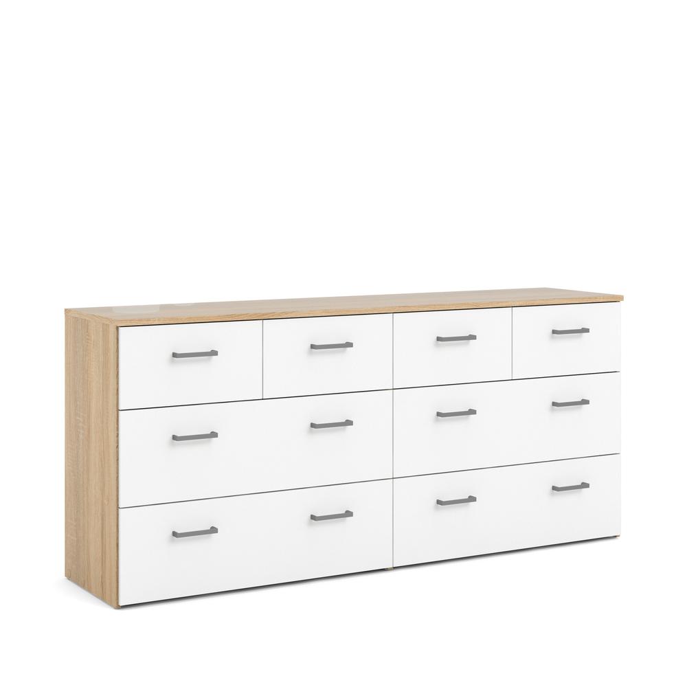 white dresser oak Distressed Modern Rustic Solid Natural Wood 5 Drawer Highboy Dresser —  Crafters and Weavers