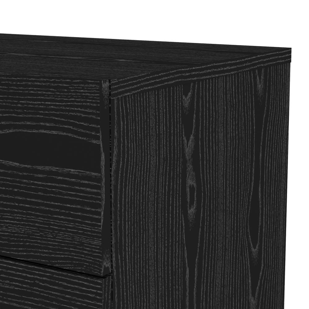 Austin 4 Drawer Chest, Black Woodgrain. Picture 5