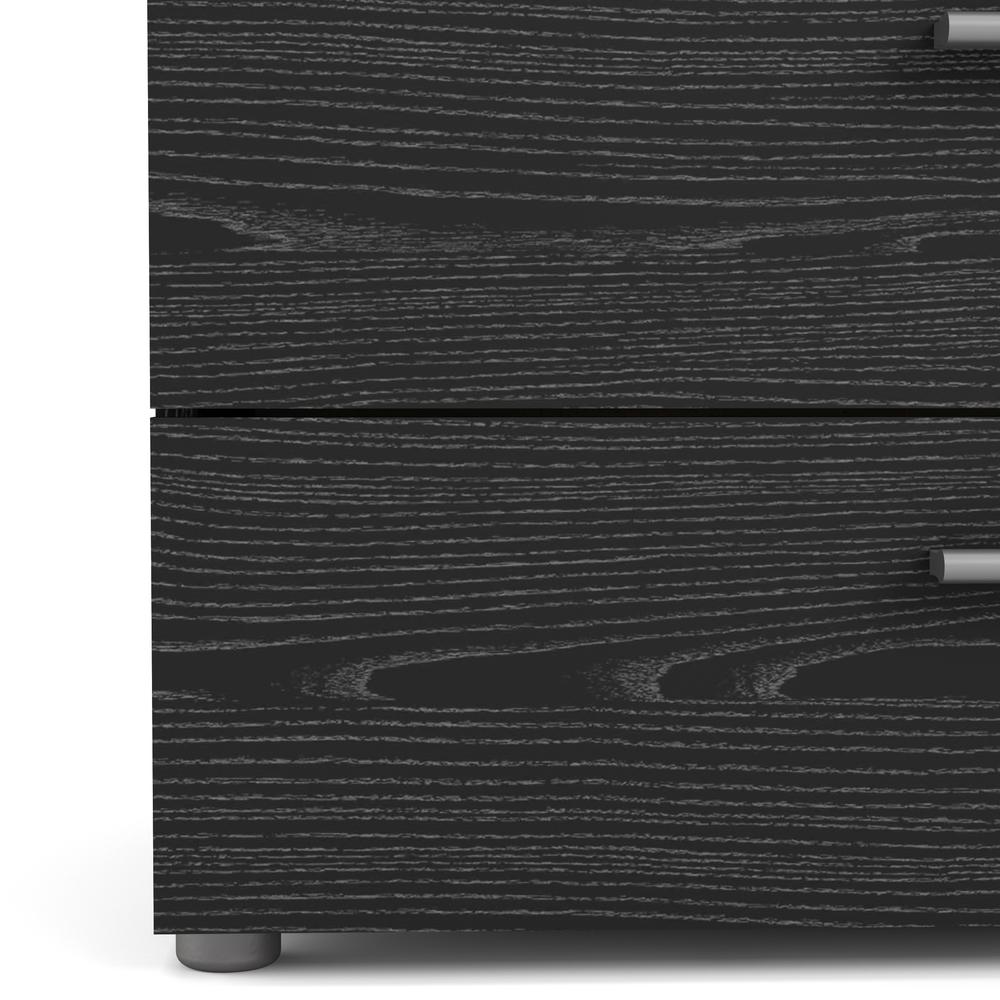 Austin 4 Drawer Chest, Black Woodgrain. Picture 6