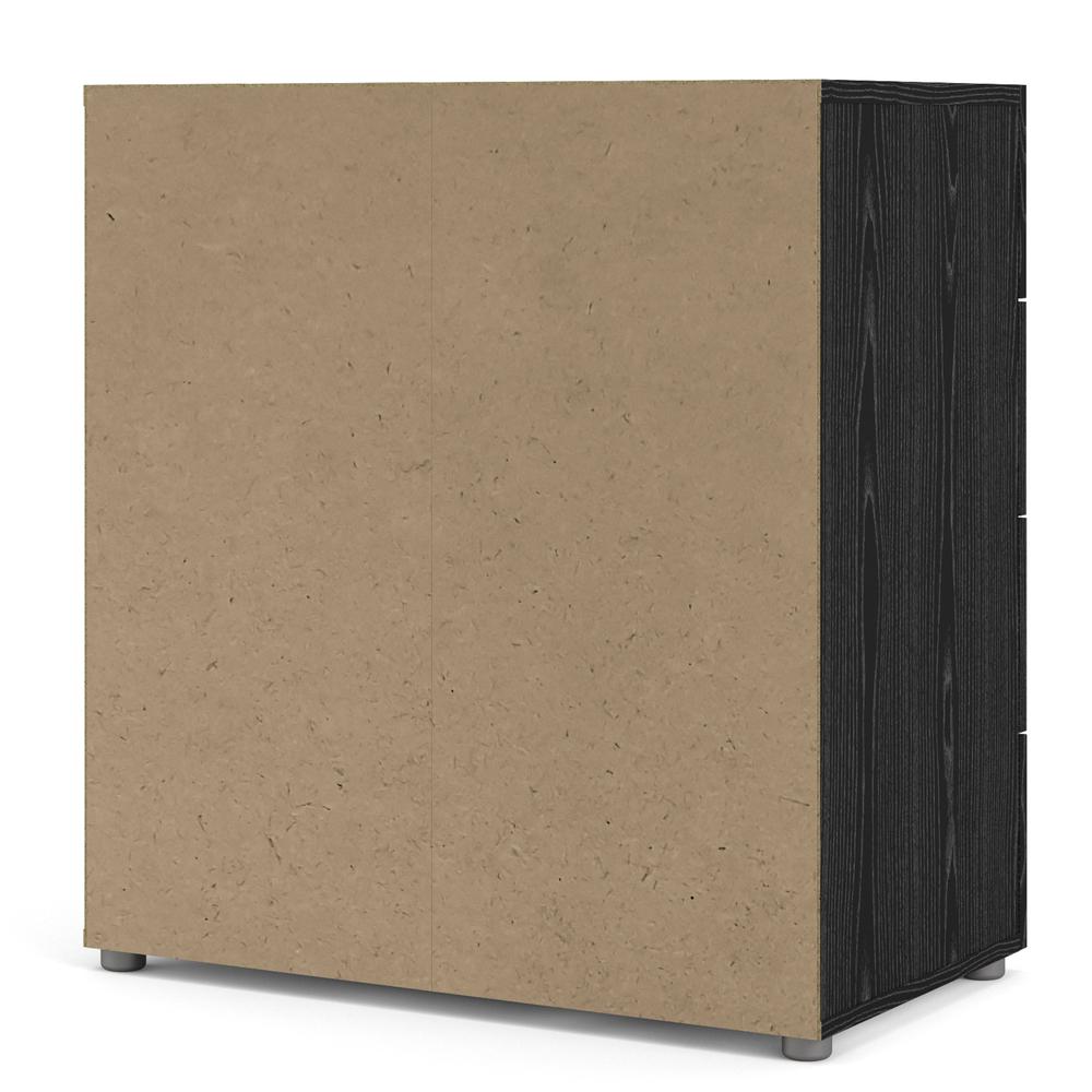 Austin 4 Drawer Chest, Black Woodgrain. Picture 7