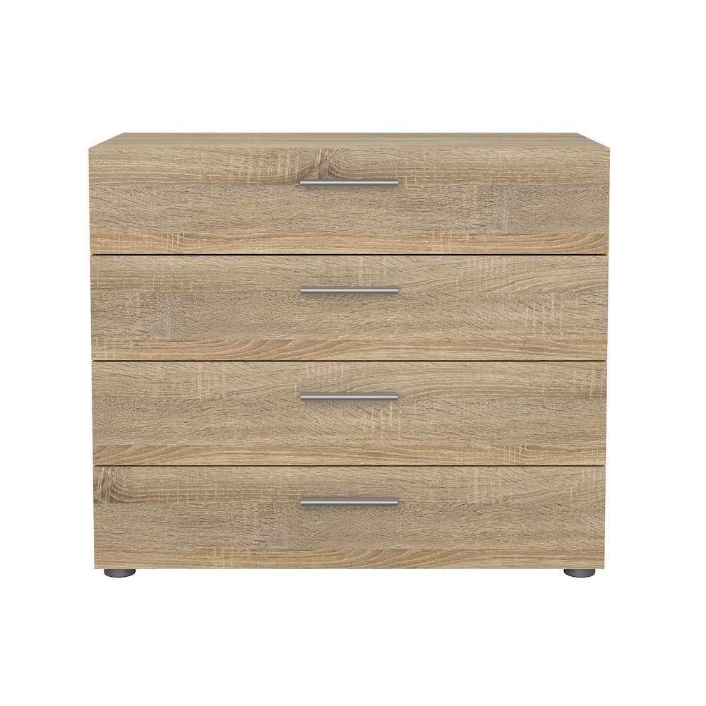 Austin 4 Drawer Chest, Oak Structure. Picture 1