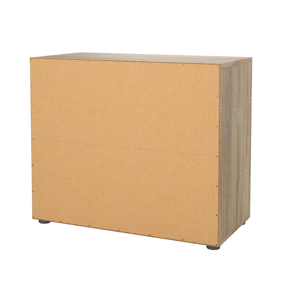 Austin 4 Drawer Chest, Oak Structure. Picture 6
