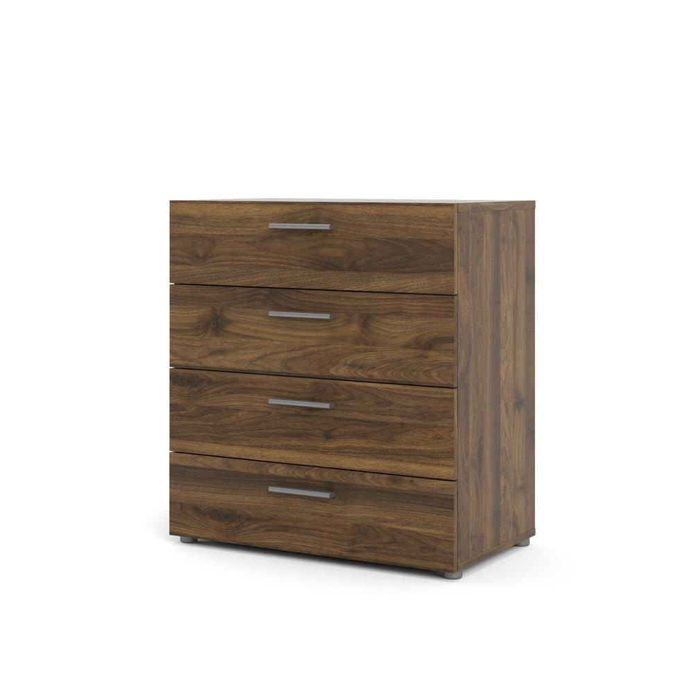 Austin 4 Drawer Chest, Walnut. Picture 2
