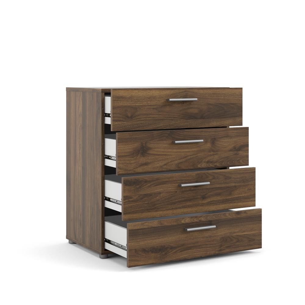 Austin 4 Drawer Chest, Walnut. Picture 5