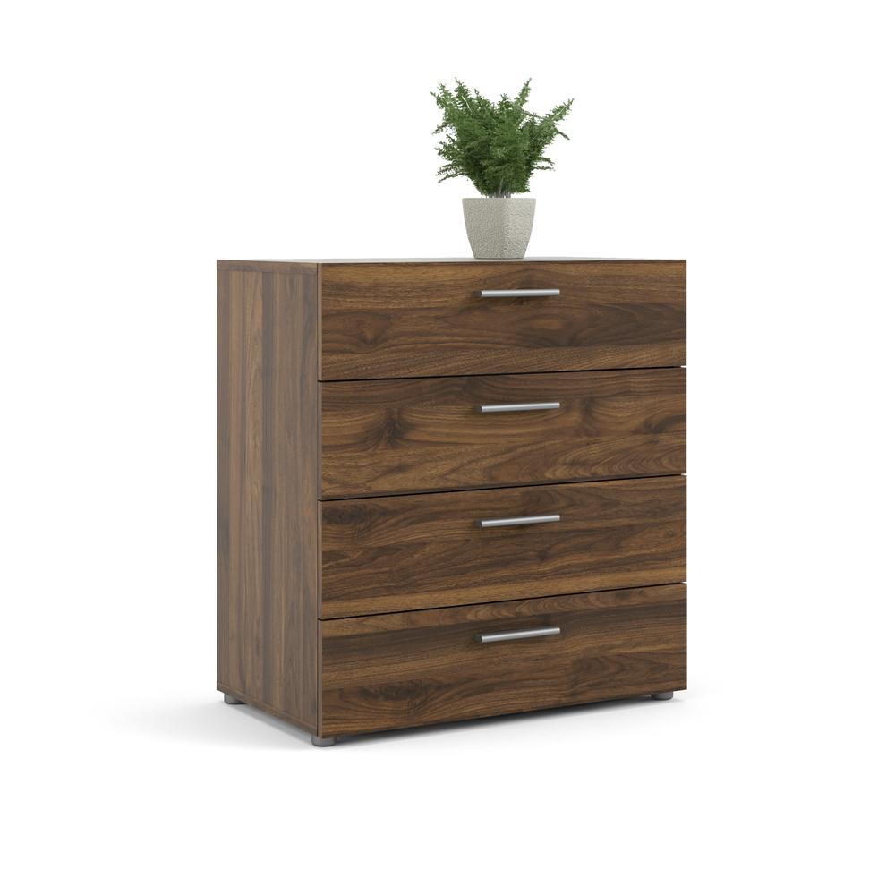 Austin 4 Drawer Chest, Walnut. Picture 12