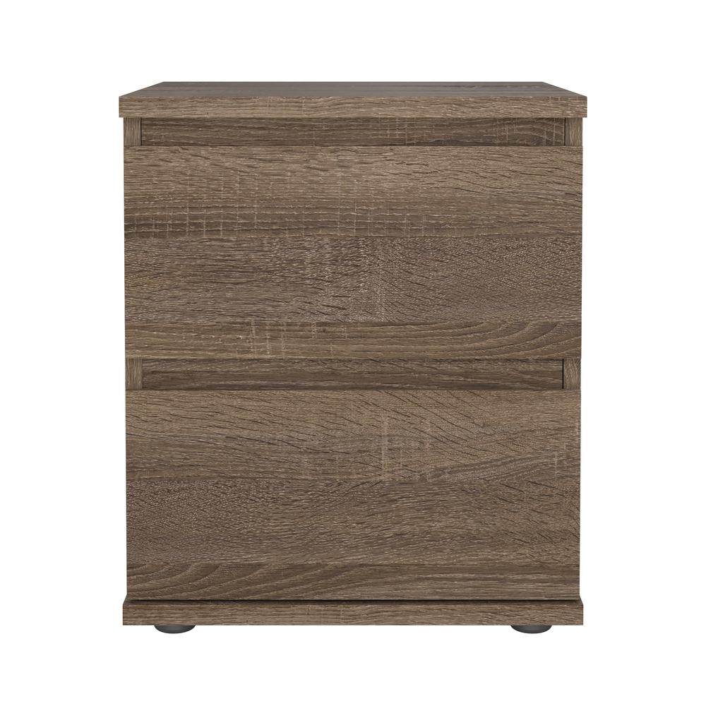 Aurora 2 Drawer Nightstand, Truffle Oak. Picture 2