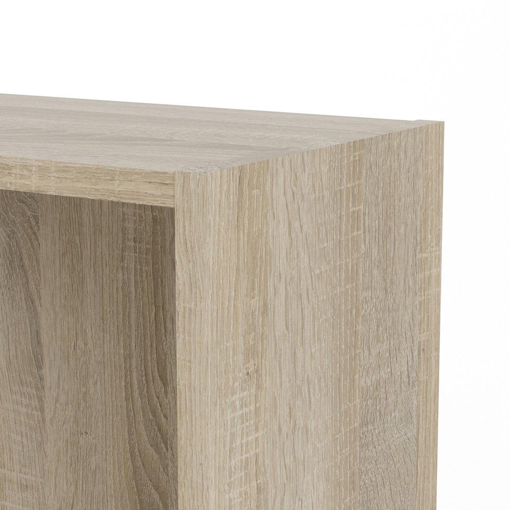 Element Tall Wide 5 Shelf Bookcase, Oak Structure. Picture 5