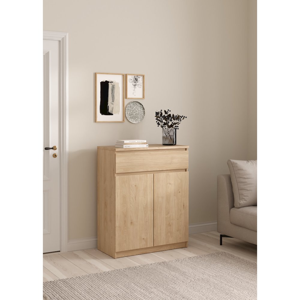 Scottsdale 1 Drawer, 2 Door Sideboard, Jackson Hickory. Picture 8