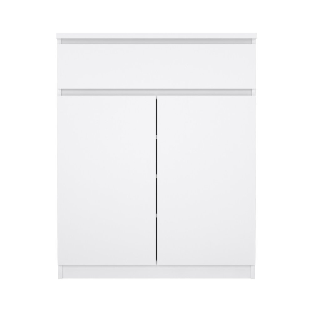 Scottsdale 1 Drawer, 2 Door Sideboard, White High Gloss. Picture 2