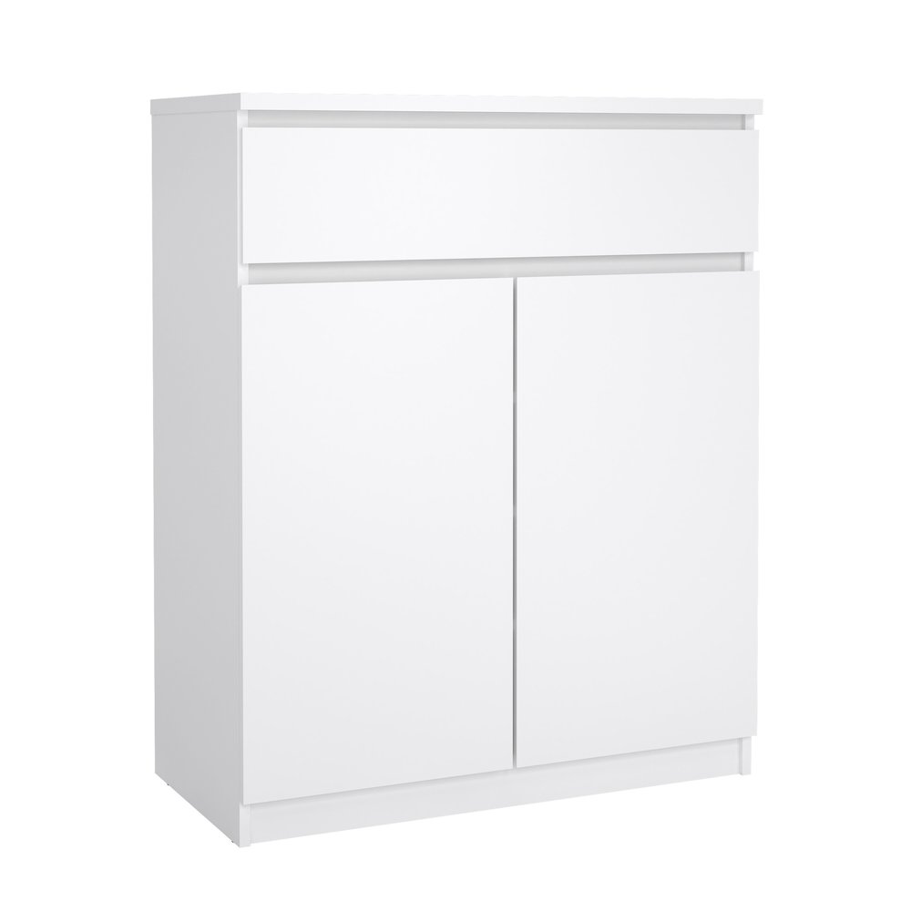 Scottsdale 1 Drawer, 2 Door Sideboard, White High Gloss. Picture 3