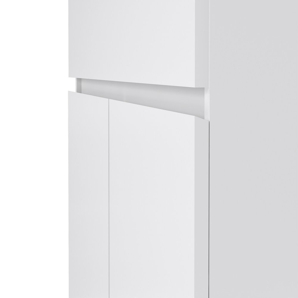 Scottsdale 1 Drawer, 2 Door Sideboard, White High Gloss. Picture 6