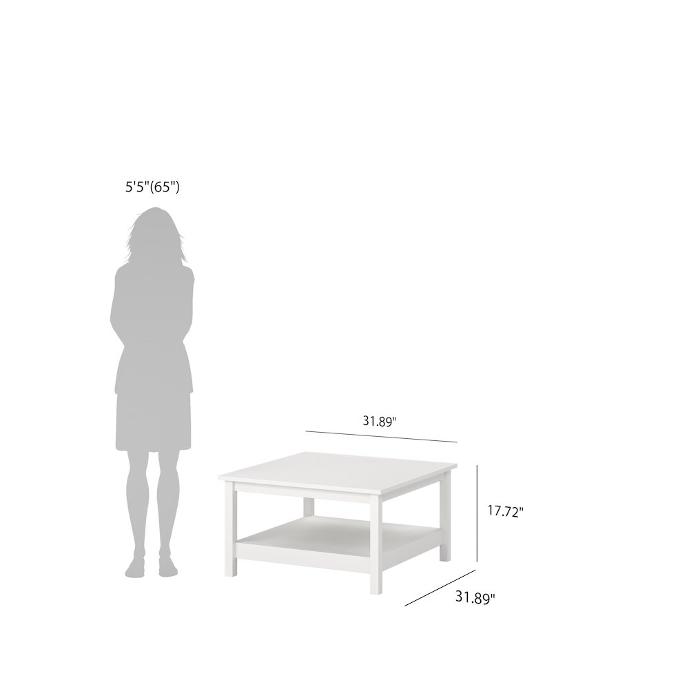 Madrid Coffee Table, White. Picture 9