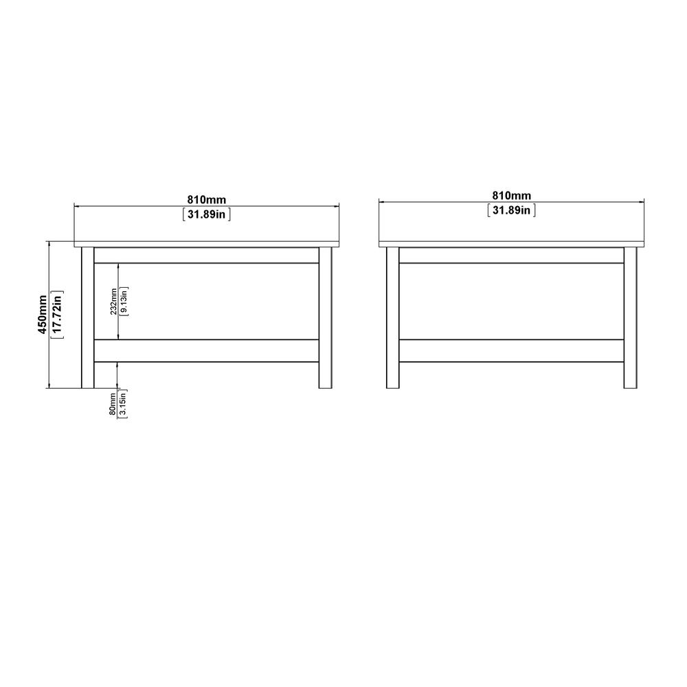 Madrid Coffee Table, White. Picture 7