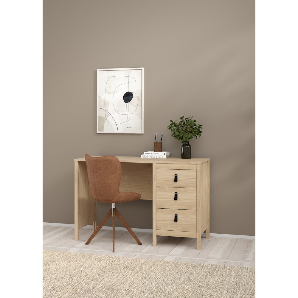 Home Office Writing Desk with 3 Storage Drawers. Picture 13