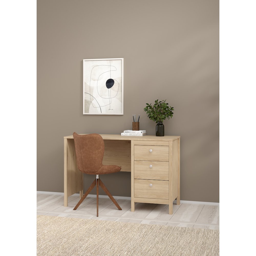 Home Office Writing Desk with 3 Storage Drawers. Picture 14