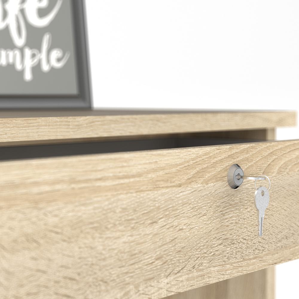 Walden Desk with 5 Drawers, Oak Structure. Picture 10