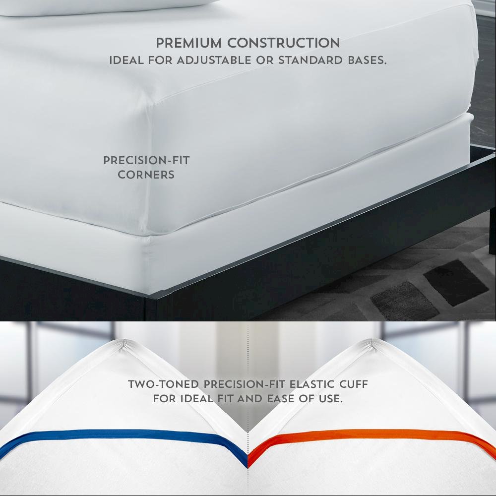 ReversaTemp 5-Sided Mattress Protector Twin XL, White. Picture 6