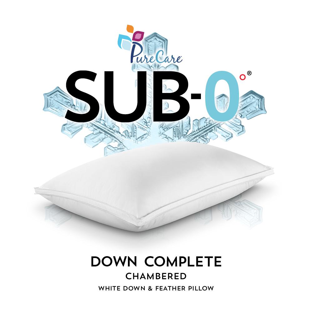 SUB-0° Down Complete Pillow Queen, White. Picture 2