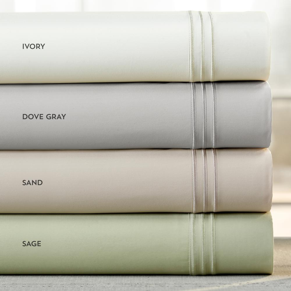 Premium Celliant Sheet Set Cal King, Sand. Picture 1