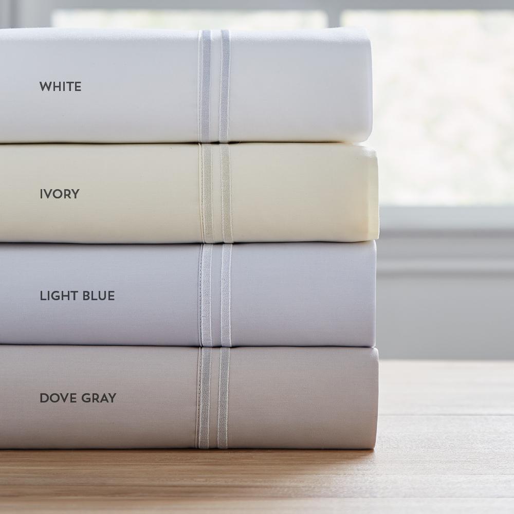 Premium Modal Sheet Set  Queen, White. Picture 1